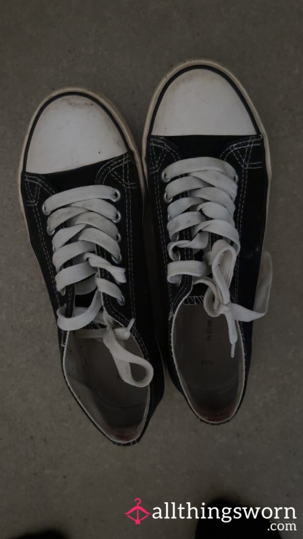 Black&white Flat Shoes