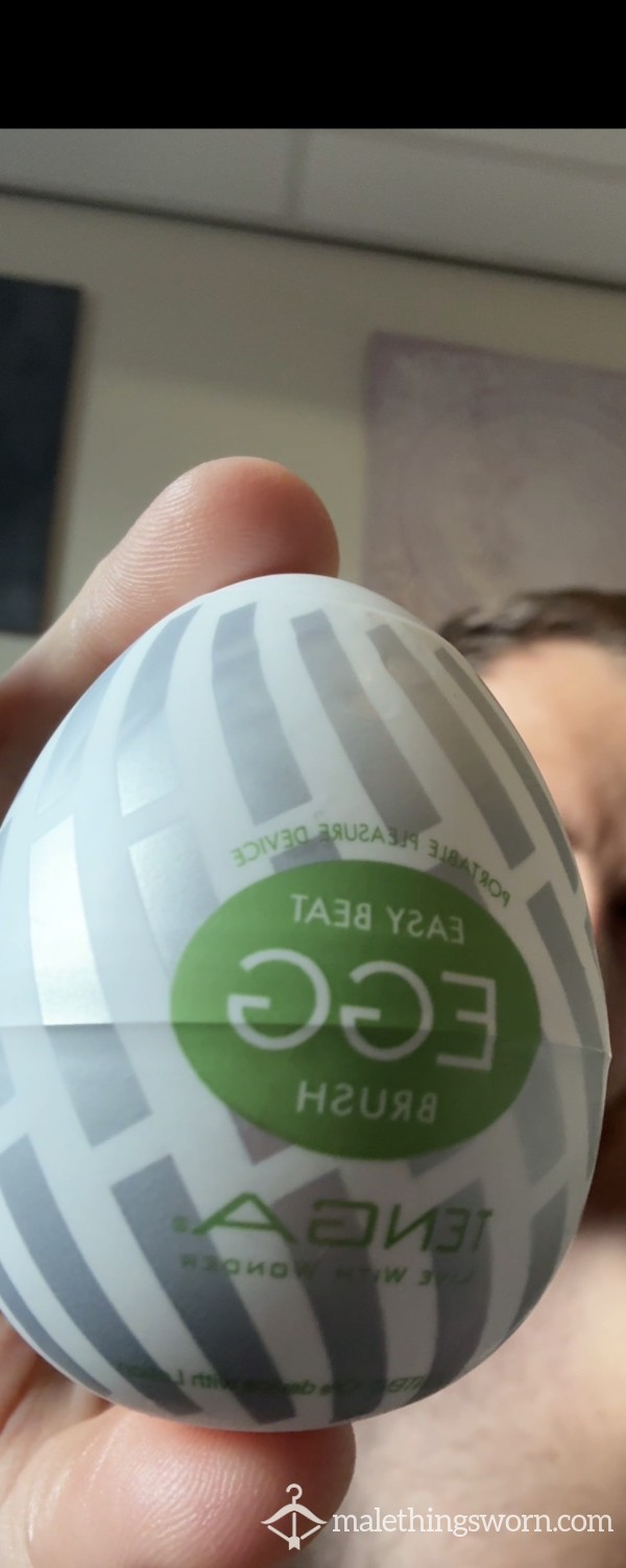Blow A Huge Load Into Tenga Egg