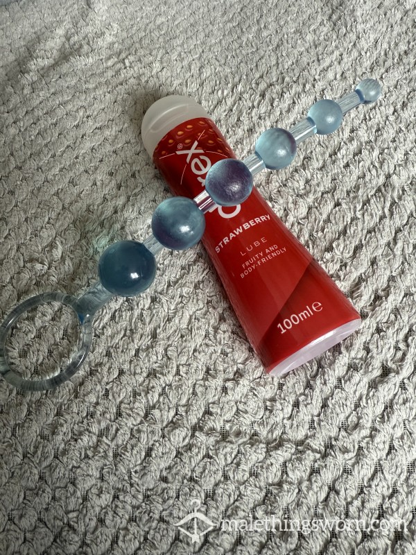 Blue 6inch A**l Beads
