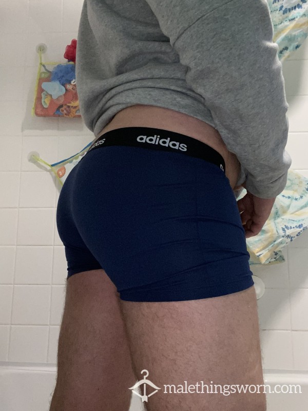 Blue Adidas Boxers Large