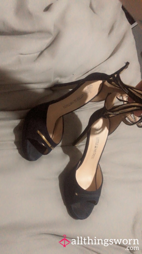 Blue And Gold Heels