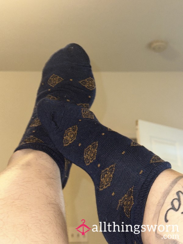 Blue And Gold Socks 😋