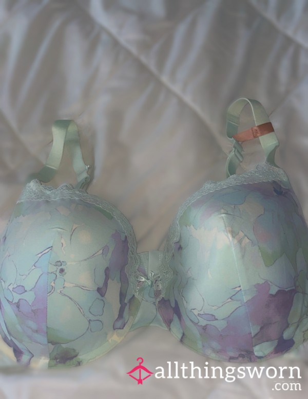 Blue And Purple Bra