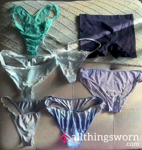 Variety Of Blue Thongs, Panties & Gstrings🩵🦋