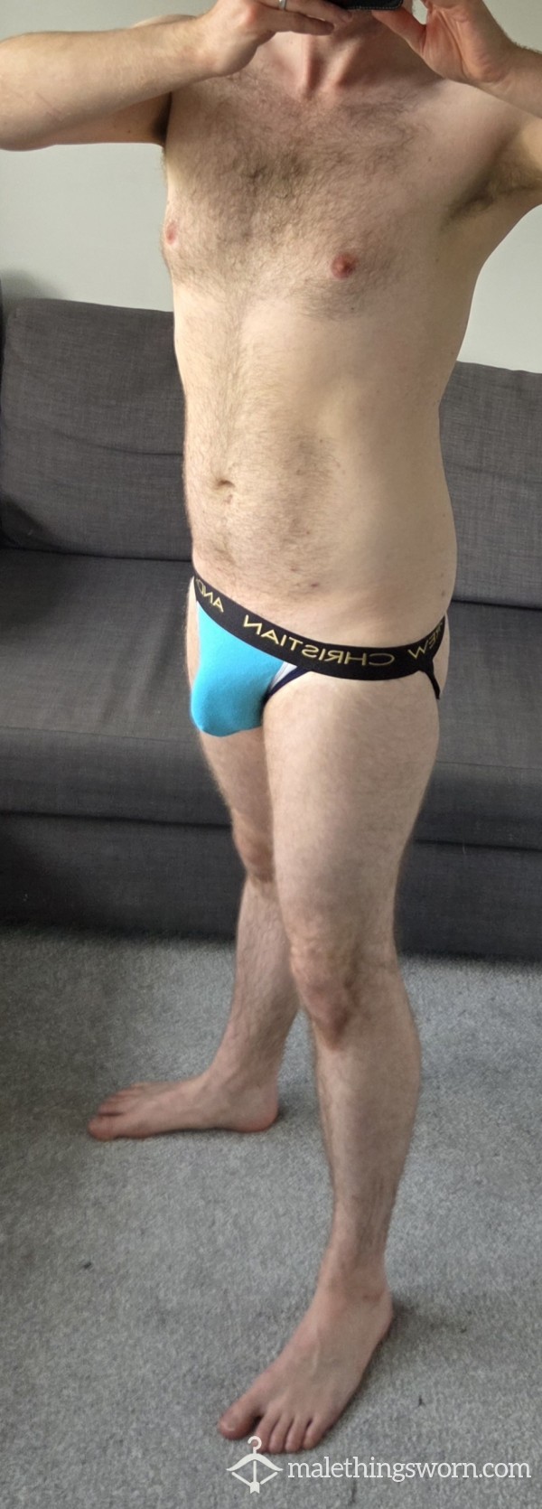 Blue Andrew Christian Jockstrap