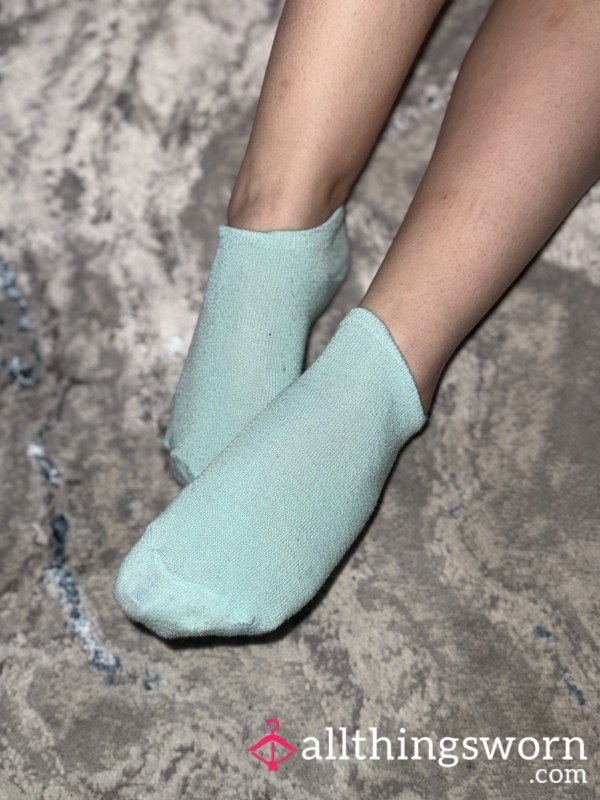 Blue Ankle Socks