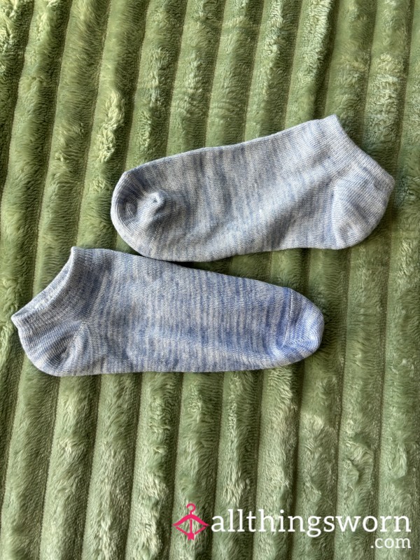 Blue Ankle Socks