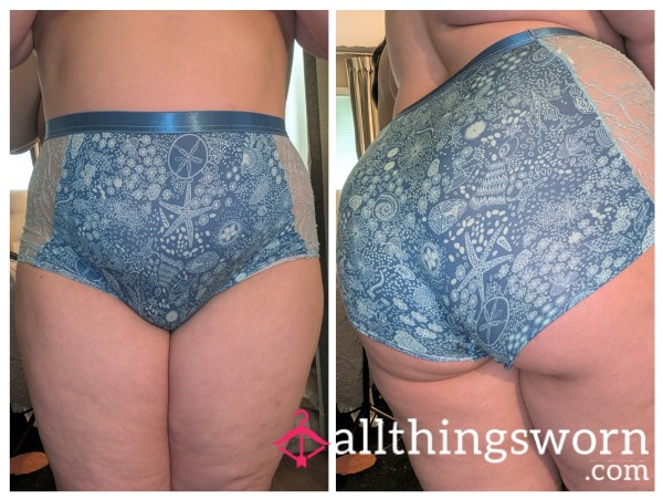 Blue Aquatic Boy Shorts