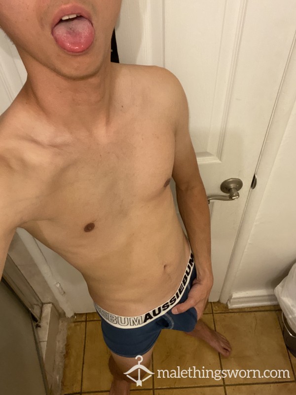 Blue Aussieb*m Boxer Briefs