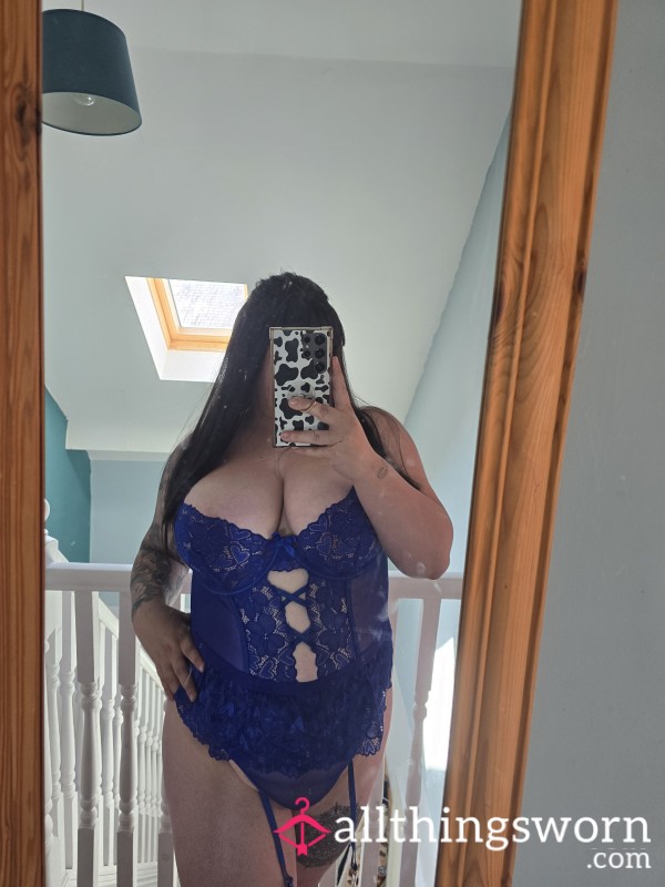 Blue Babydoll Lingerie