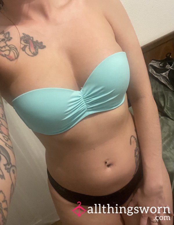 Blue Bikini Top