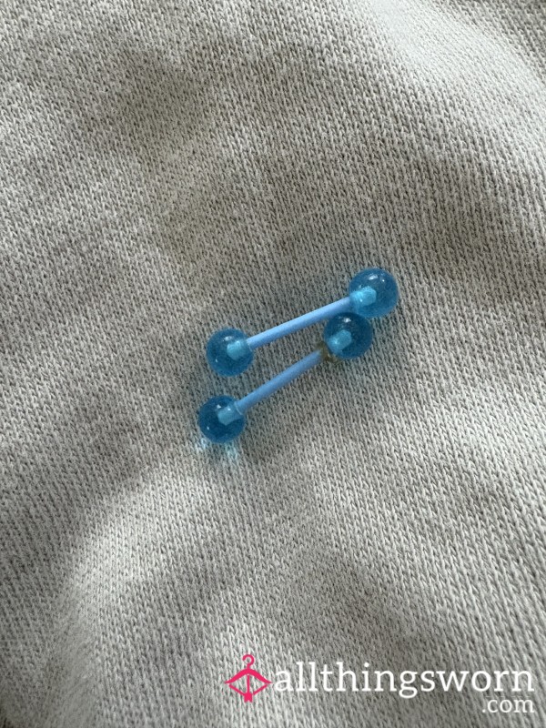 Blue Bio Flex Nipple Jewelry