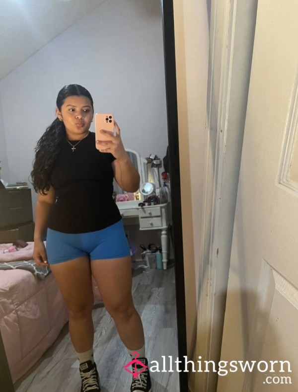 Blue Booty Gym Shorts 🫐