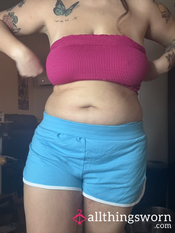 Blue Booty Shorts #4