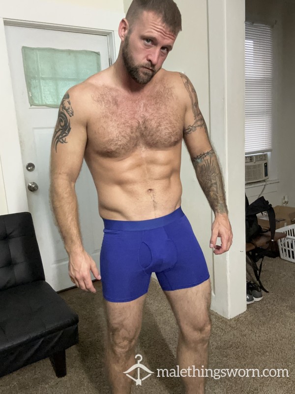 Blue Boxer Briefs