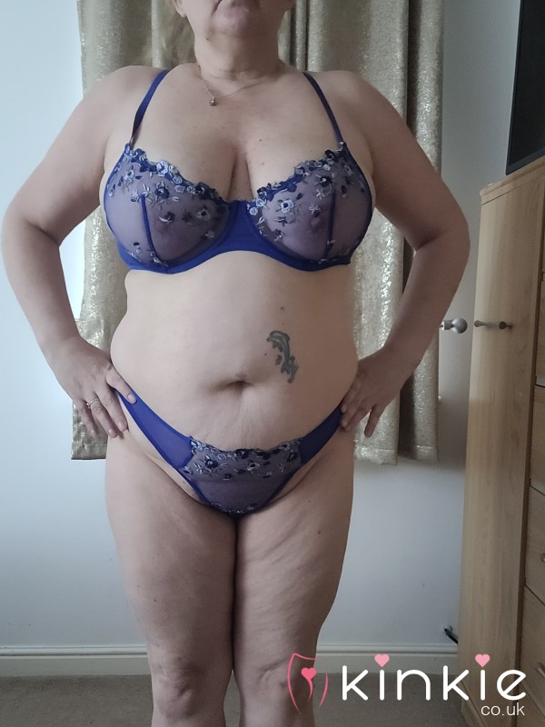 Blue Bra And Knickers