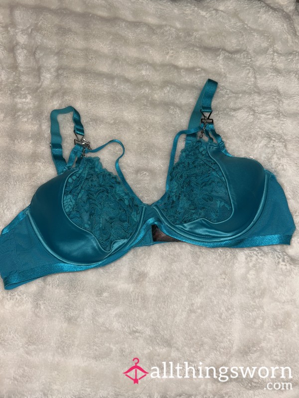Blue Bra With Chains