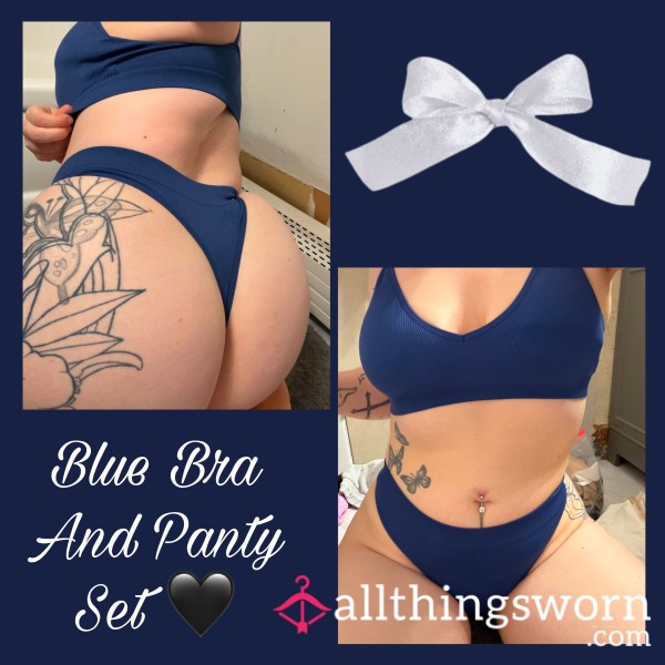 Blue Bra/Panty Set 🖤