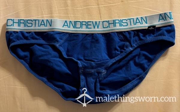 Blue Brief With Lt Blue Waist Size XL
