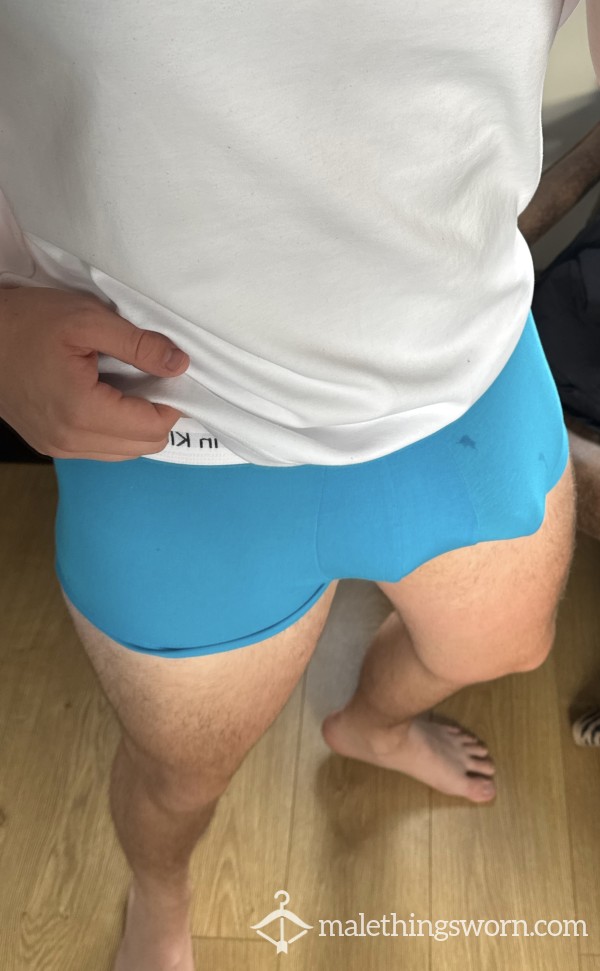 Blue Calvin Klein Boxer Briefs