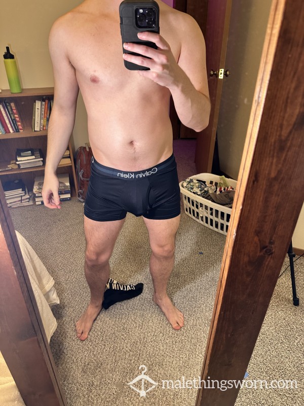 Blue Calvin Klein Boxer Briefs