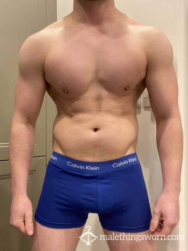 Blue Calvin Klein Boxers