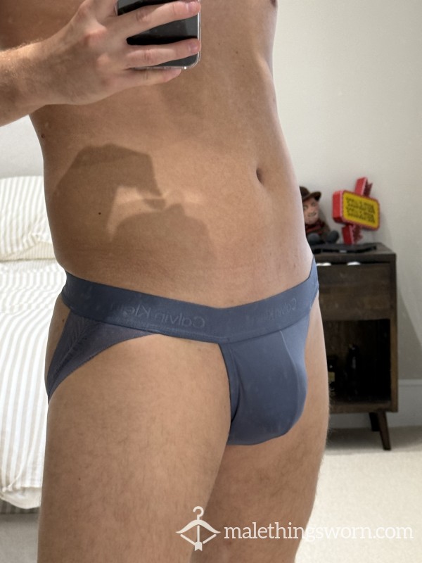 Blue Calvin Klein Jockstrap