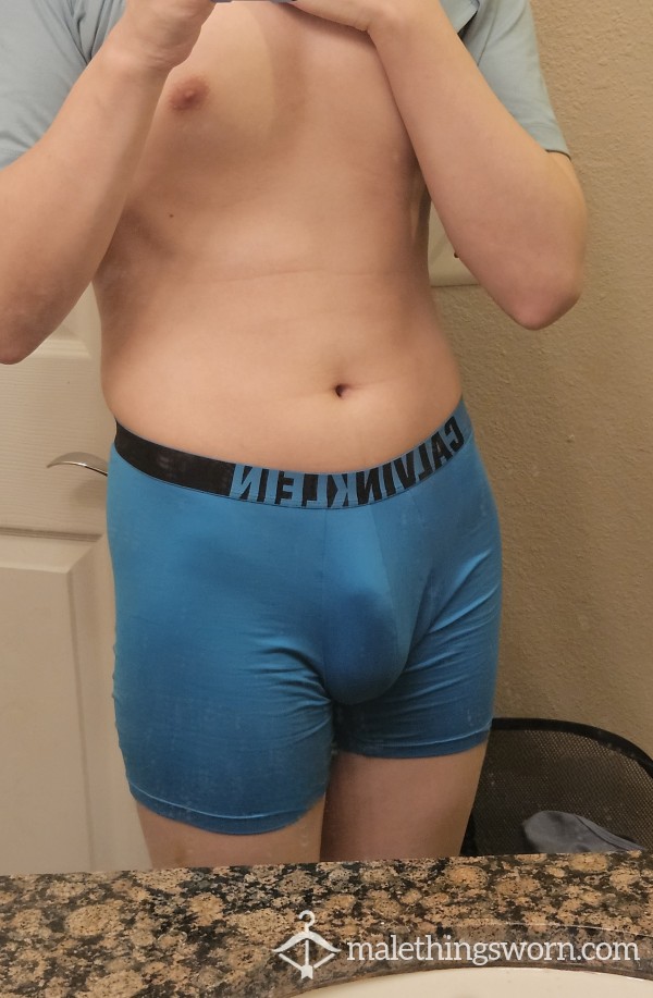 Blue Calvin Klein Trunk