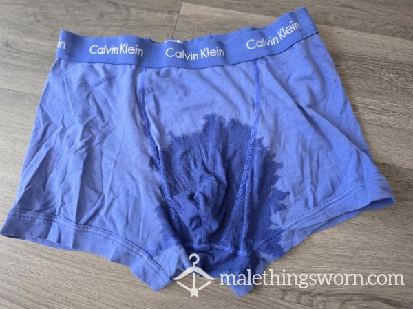 Blue Calvin Kleins - 2 Day Wear With Pi*s Stains