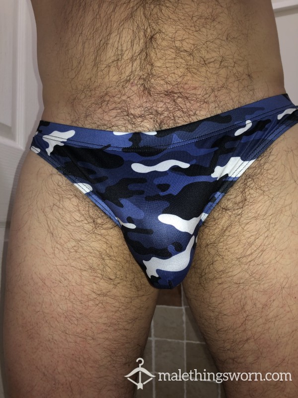 Blue Camo Briefs