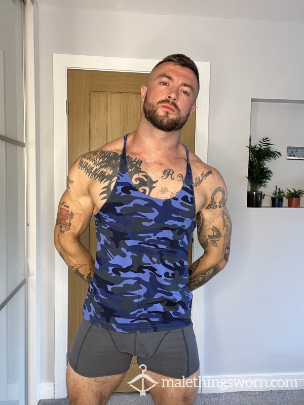 Blue Camo Vest