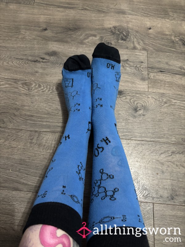 Blue Chemistry Long Socks