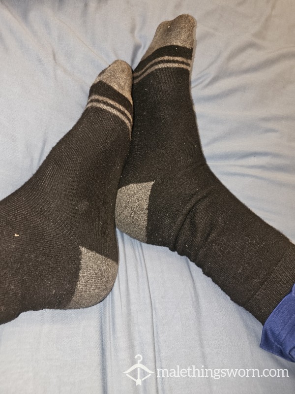 Blue Collar Extra Sweaty Black Socks