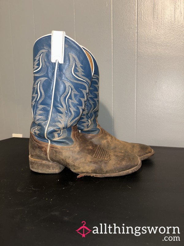 Blue Collar Men’s SEVERELY Worn Cowboy Boots