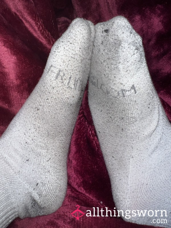 Blue Collar Socks Worn 5 Days *Same Day Shipping*
