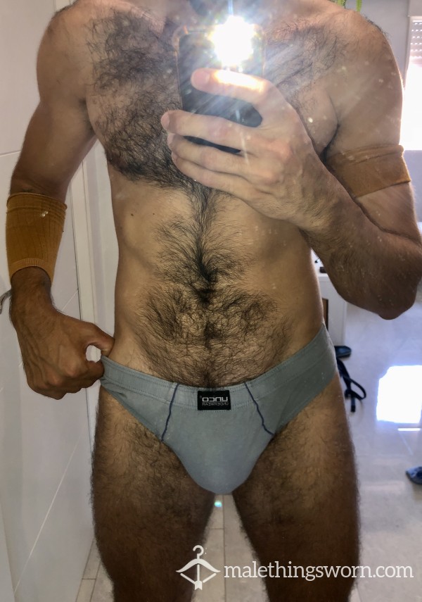 Blue Cotton Brief