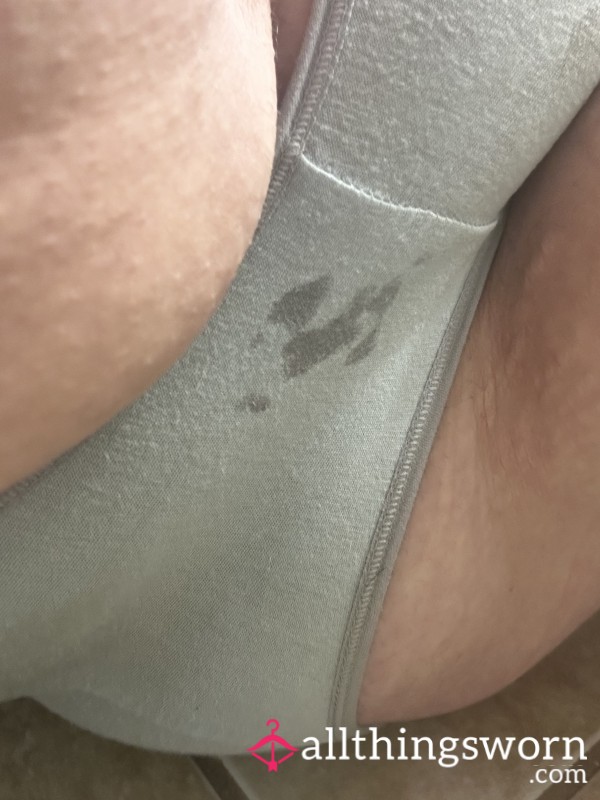 Blue Cotton Full Back Panties