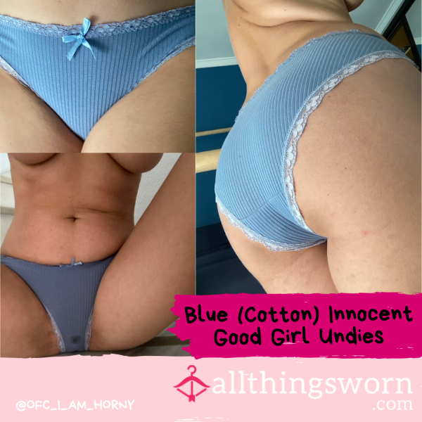 Blue (Cotton) Innocent Good Girl Undies
