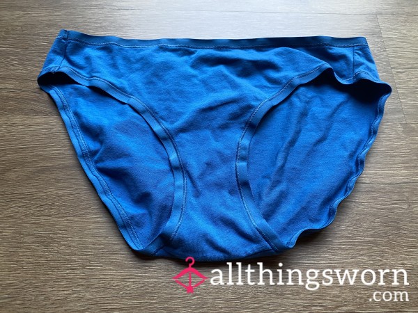 Blue Cotton Panties