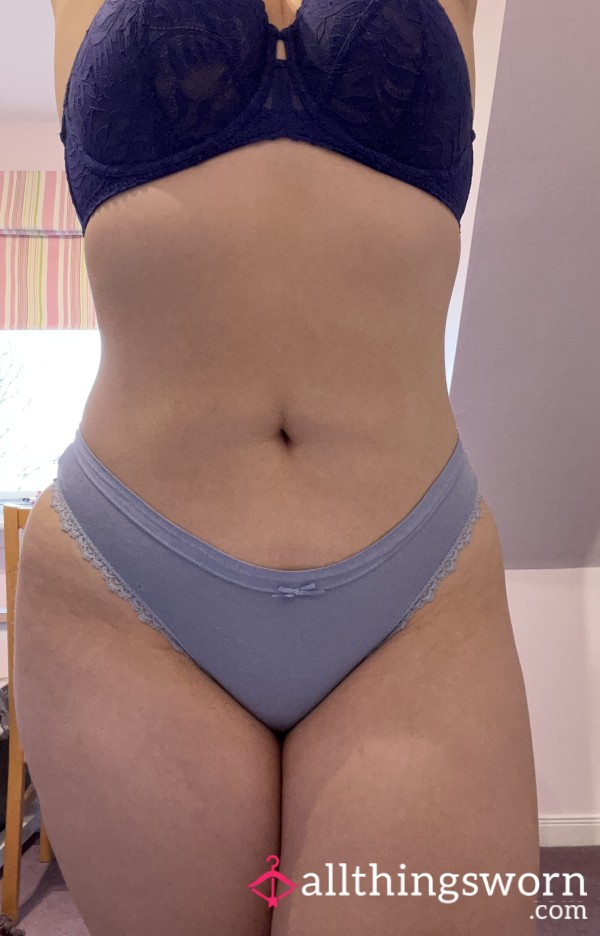 Blue Cotton Panties