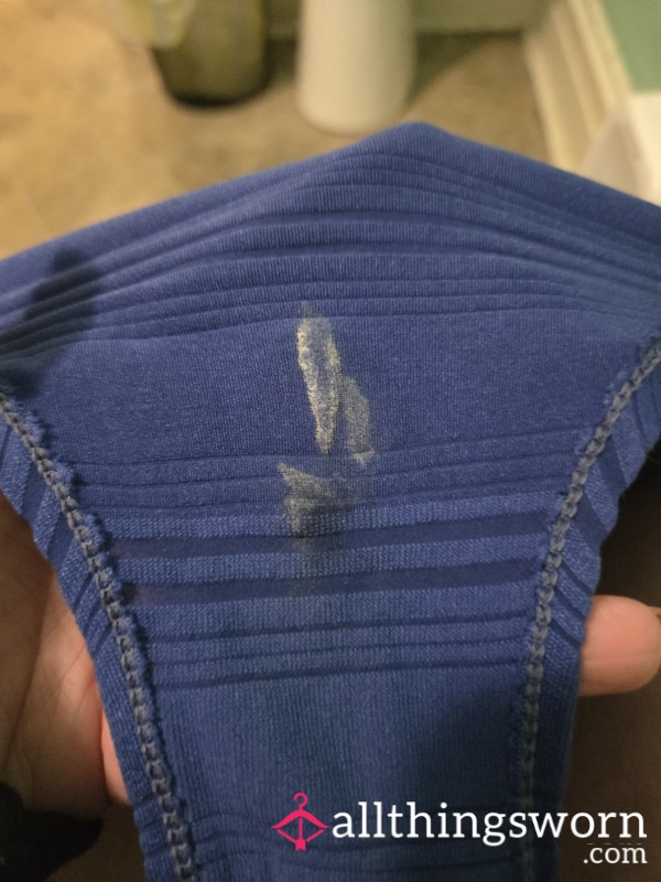 Blue Creamed In Panties