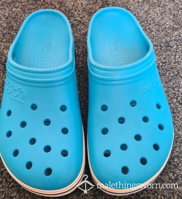 Blue Crocs