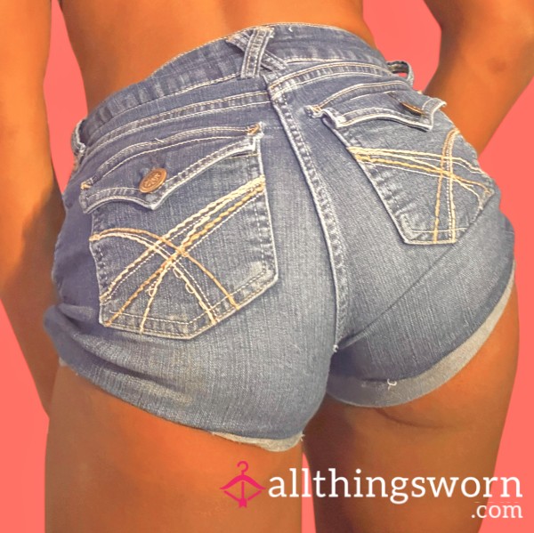 Blue Daywear Jean Shorts