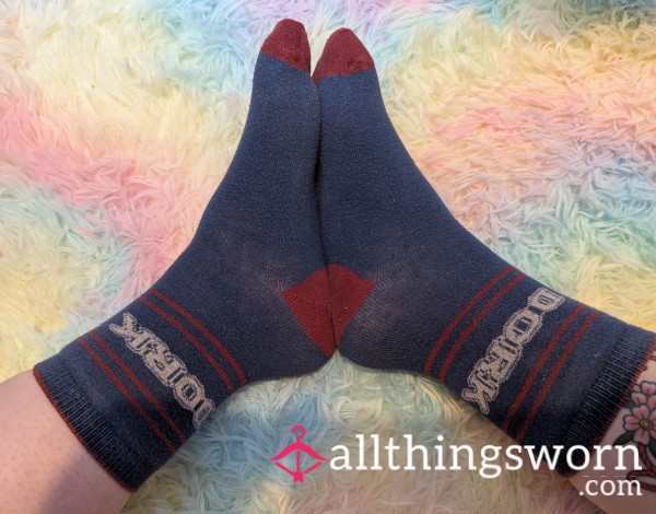 Blue Dork Ankle Socks