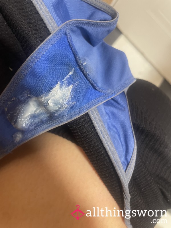 Blue Filthy Thongs