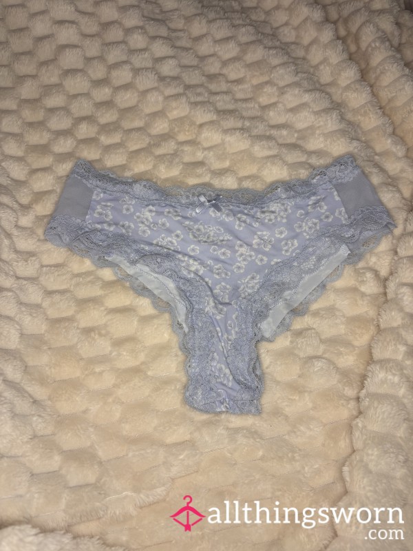 Blue Flor*l Cheeky Panties