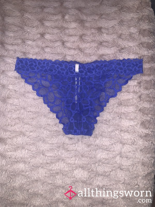 Blue Flor*l Lace VS Panties