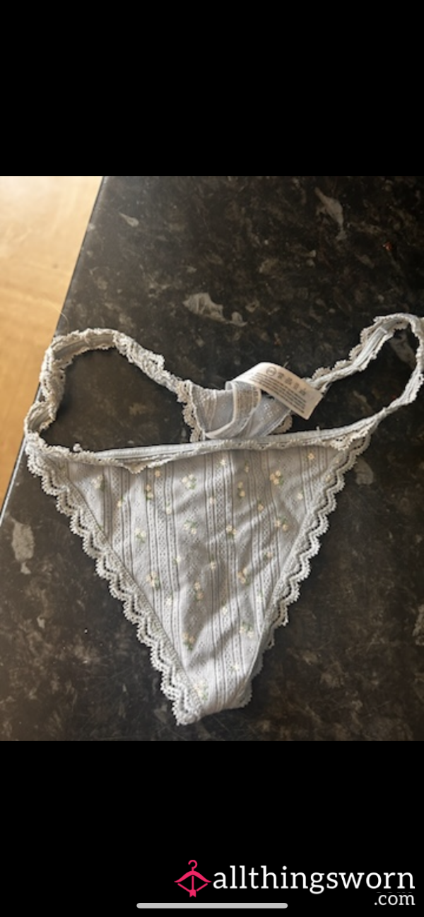 Blue Flor*l Panties