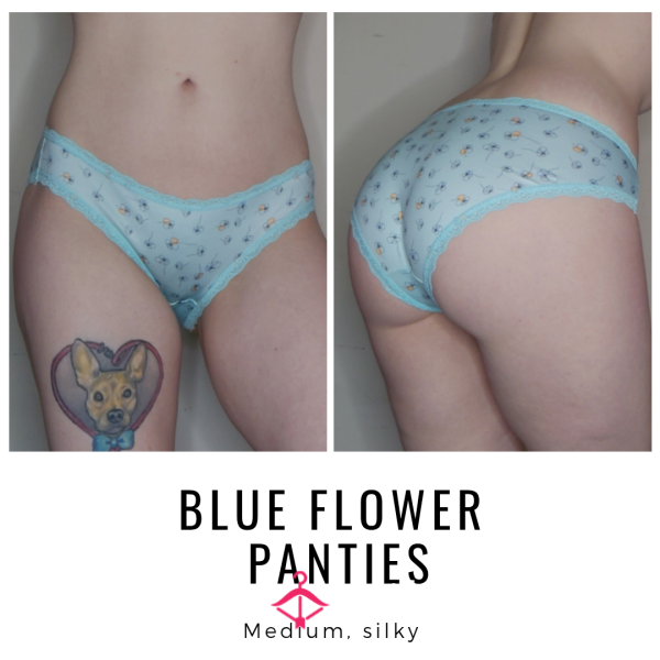 BLUE FLOWER PANTIES