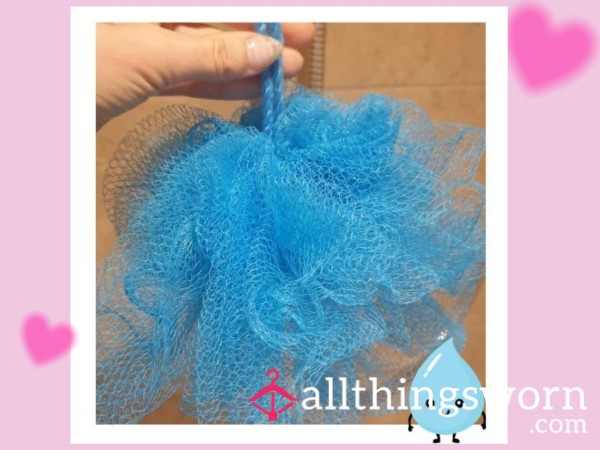 Blue Frayed Loofa/ Body Mob 💦